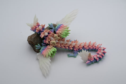 Crystal Dragon with Wings - Large